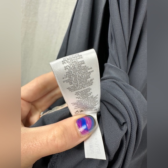 Alex Evenings Long Side Ruched Glitter Jacquard Knit Jersey Gown Size 6 NWT - Picture 13 of 16